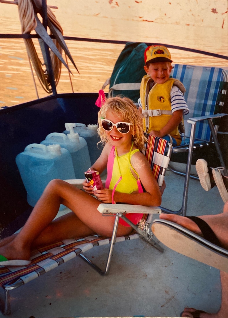 Courtney and Brother Lake Powell