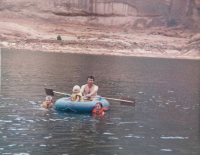 Four years old at Lake Powell